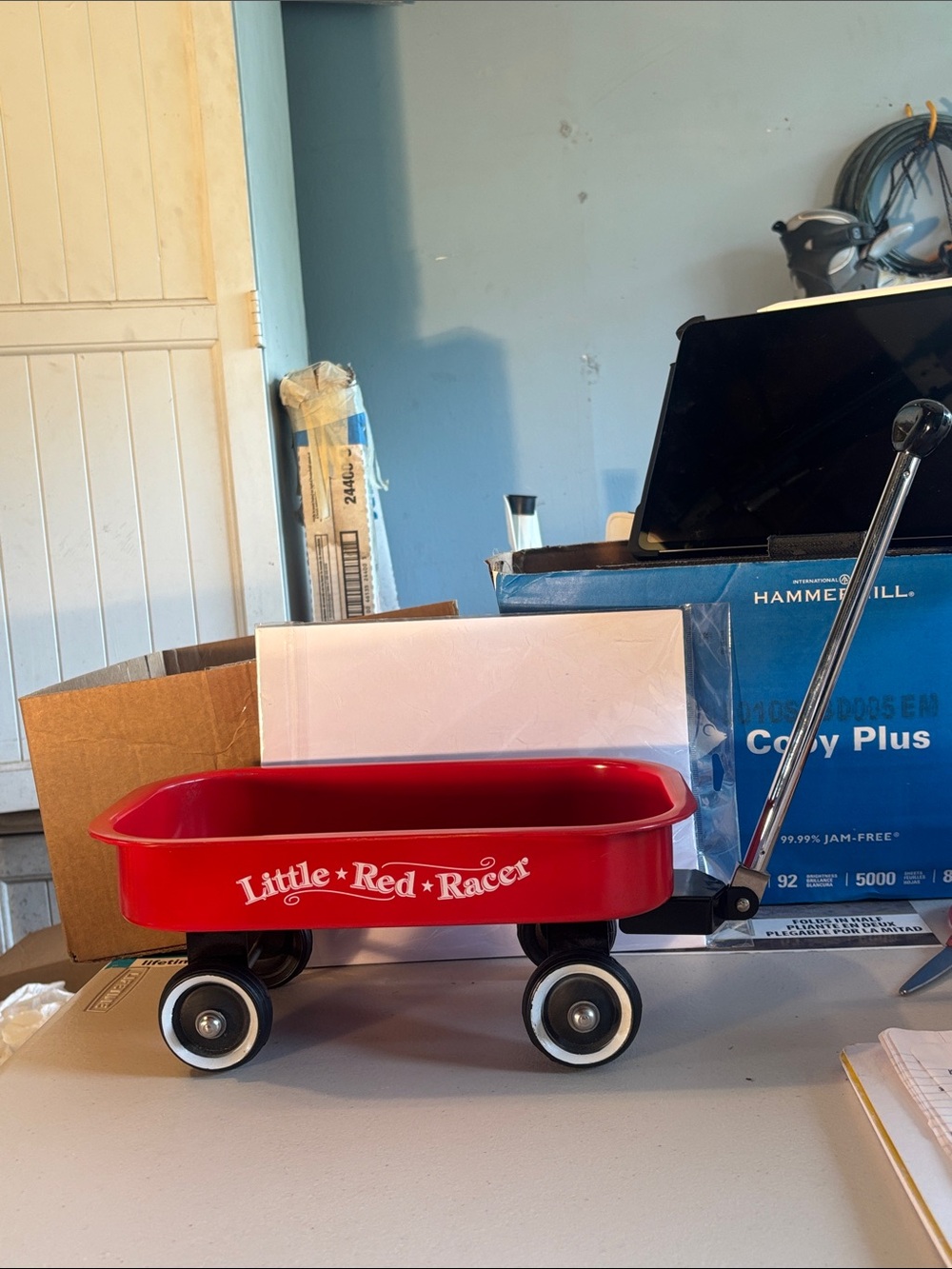 Hallmark Little Red Racer Wagon - Bright Red